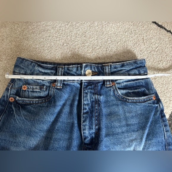 Zara Z1975 MOM FIT JEANS WITH A HIGH WAIST - Picture 12 of 13